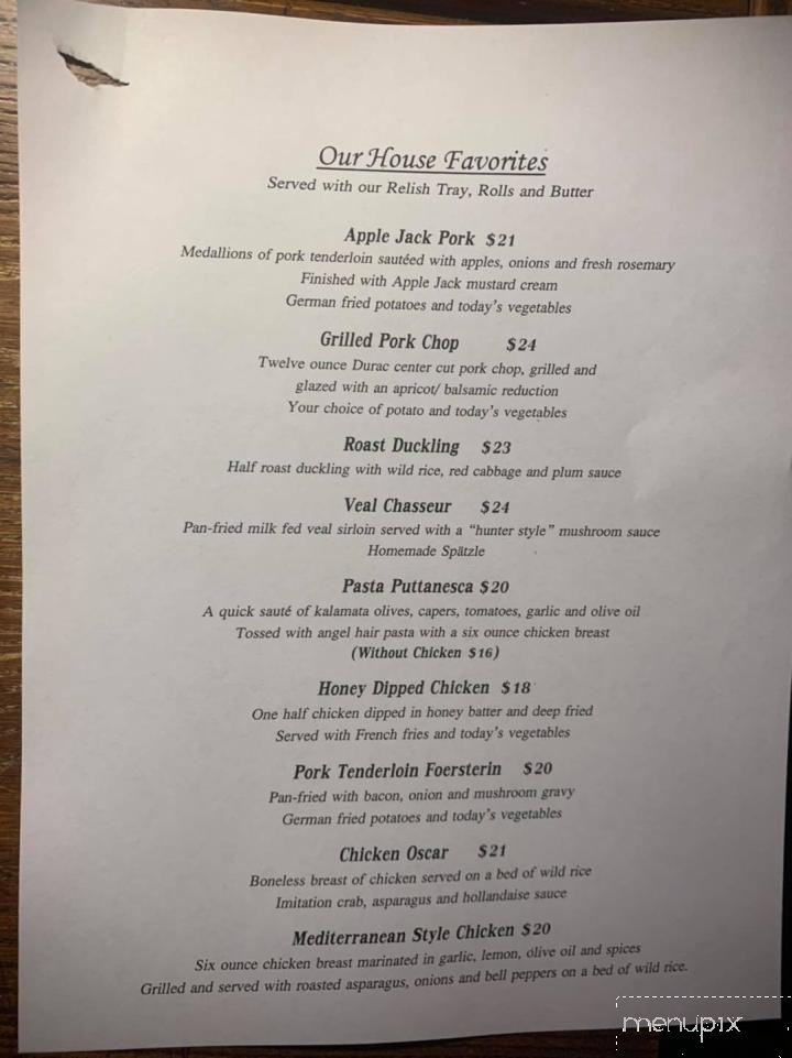 Heritage House - Harvard, IL menu_pic