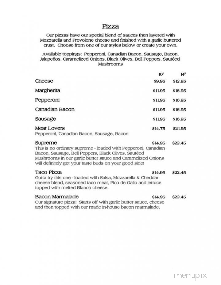 Krootz Brewing Company - Gainesville, TX menu_pic
