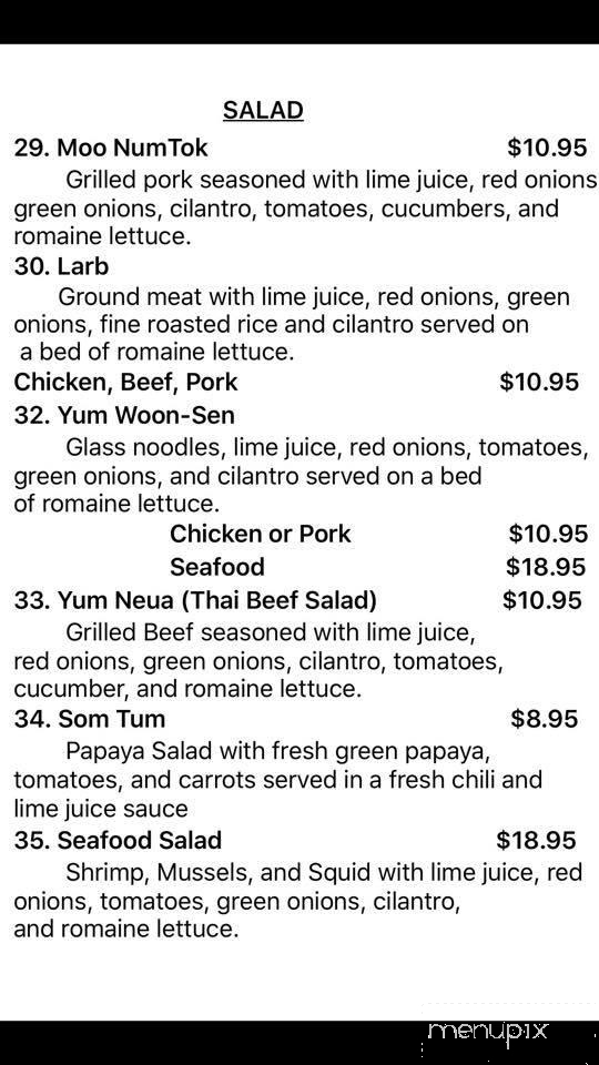 Thai Delights Restaurant - Destin, FL menu_pic