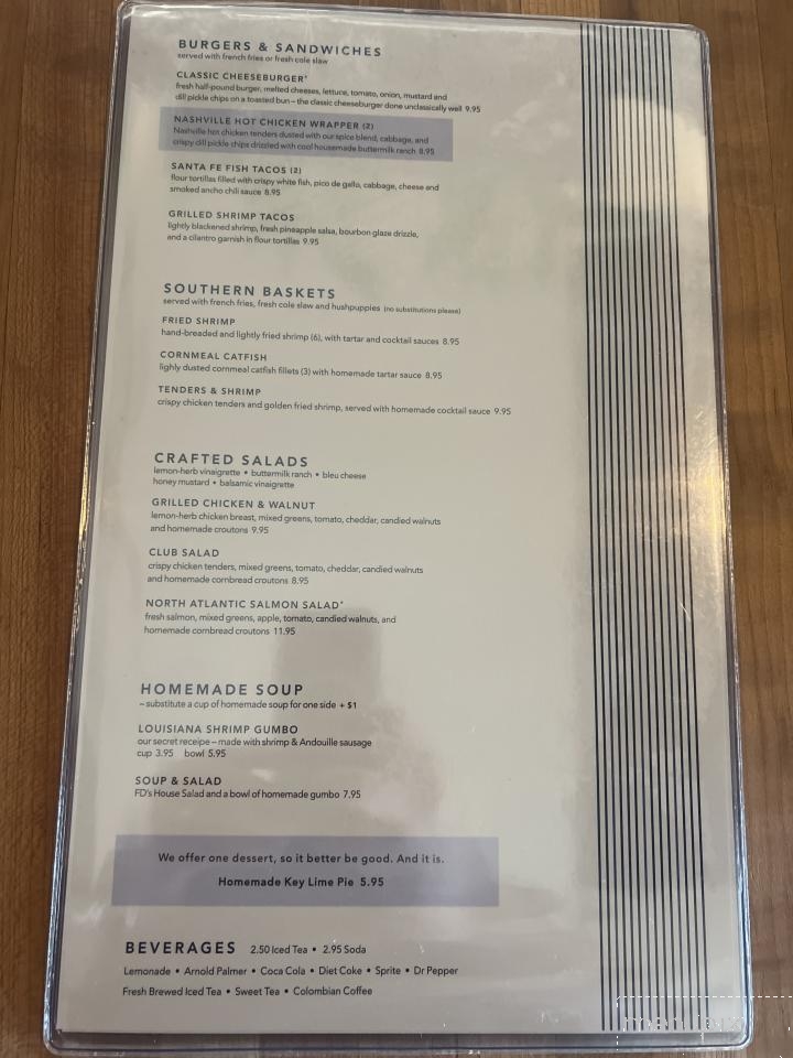 FD's GrillHOUSE - Pflugerville, TX menu_pic