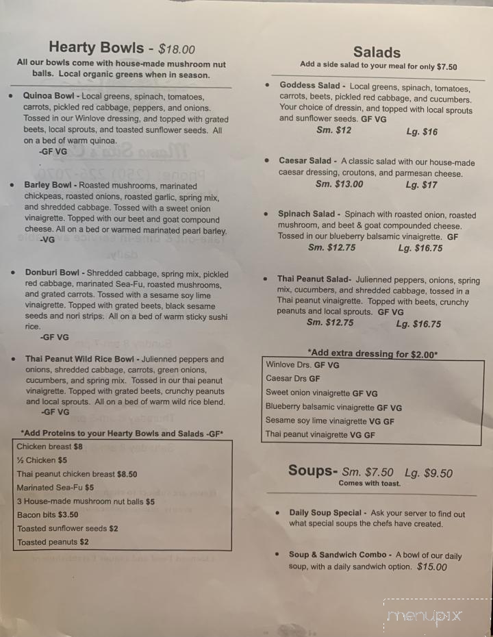 Mama Sita's Cafe - Winlaw, BC menu_pic