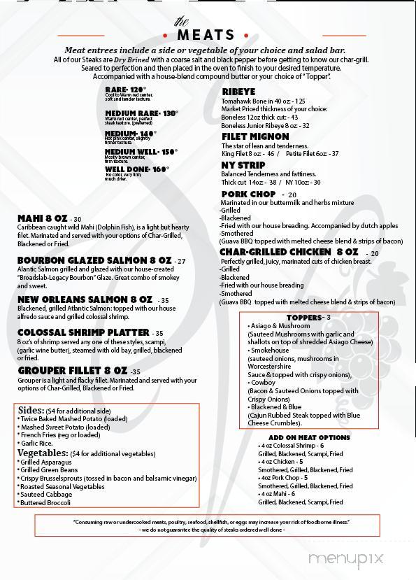 Southern Vine's - Benson, NC menu_pic