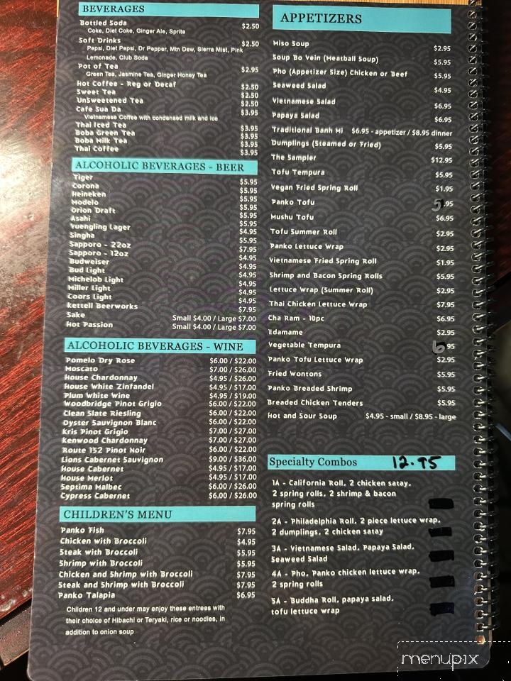 Cam Ranh Bay - Banner Elk, NC menu_pic
