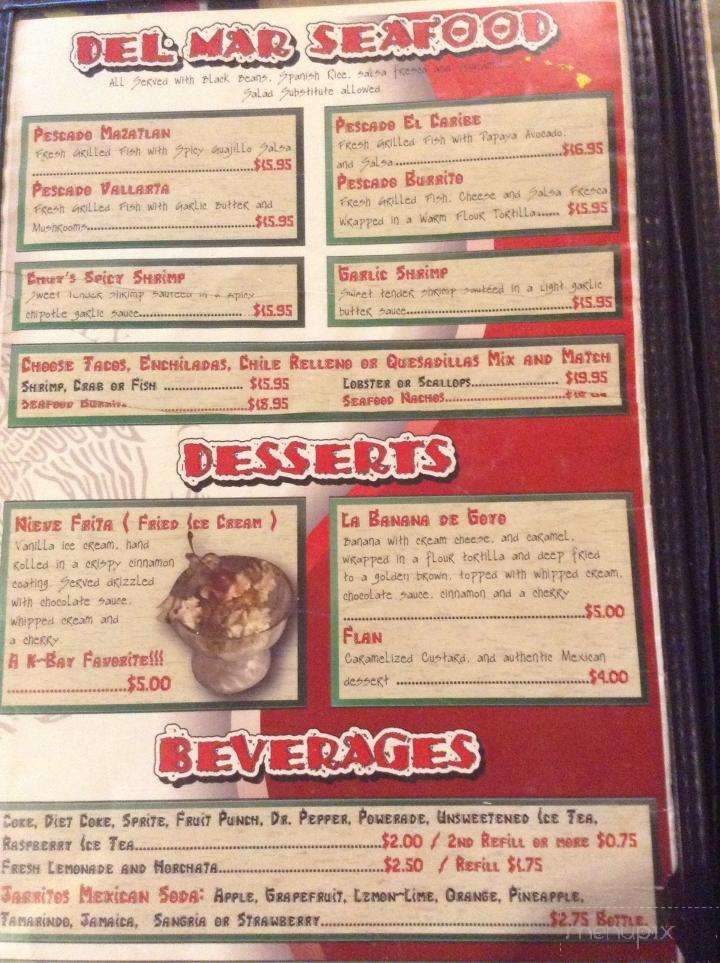 El Mariachi - Kapolei, HI menu_pic