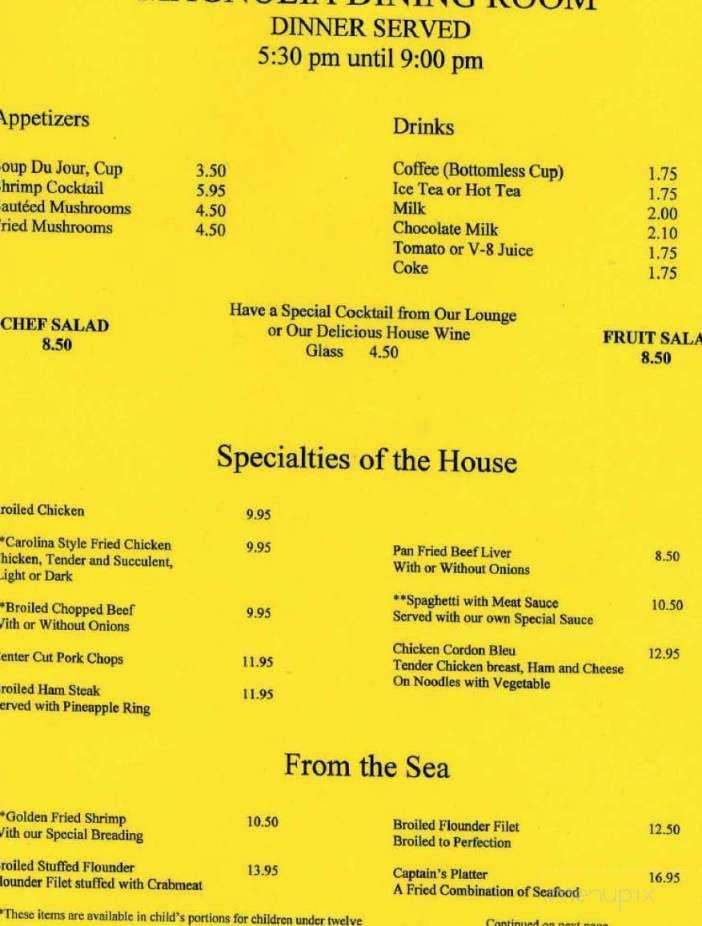 Magnolia Dining Room - Florence, SC menu_pic