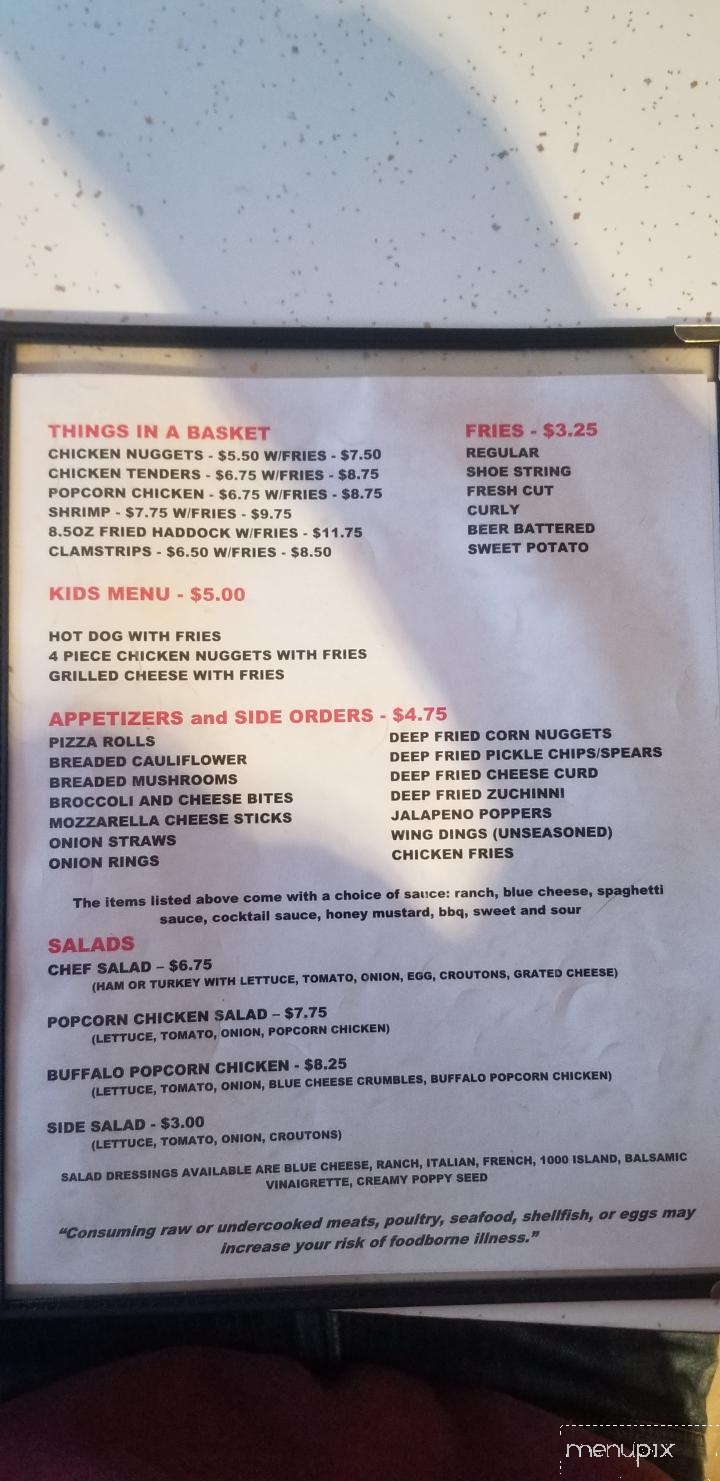 Bum Steer - Elkland, PA menu_pic