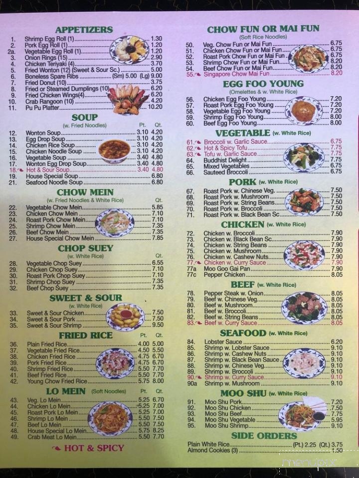 Super Buffet - Watseka, IL menu_pic