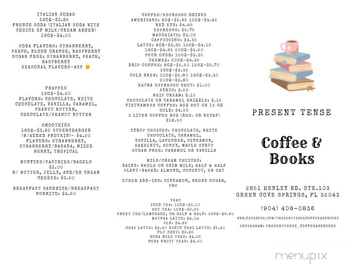 Present Tense Coffee and Books - Green Cove Springs, FL