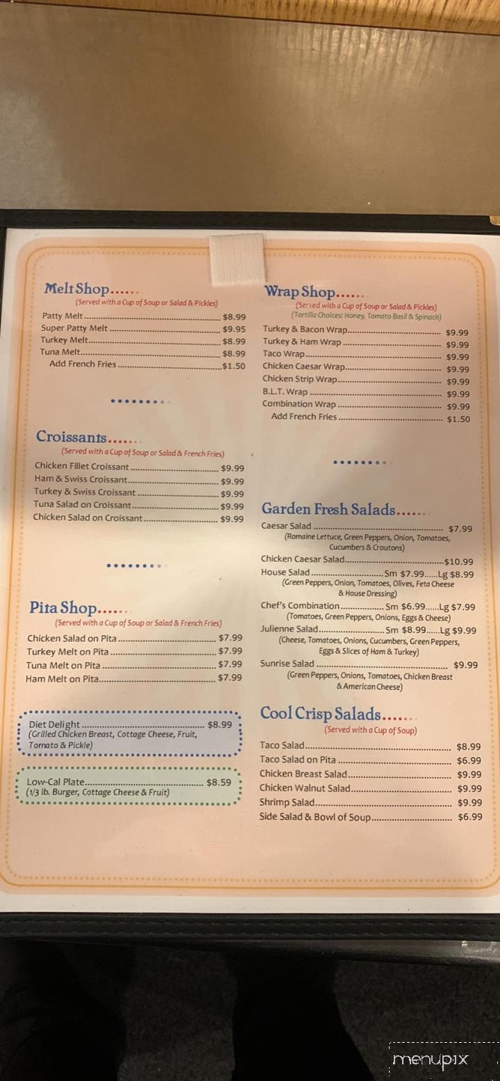 Sunrise 3 - Oregon, IL menu_pic