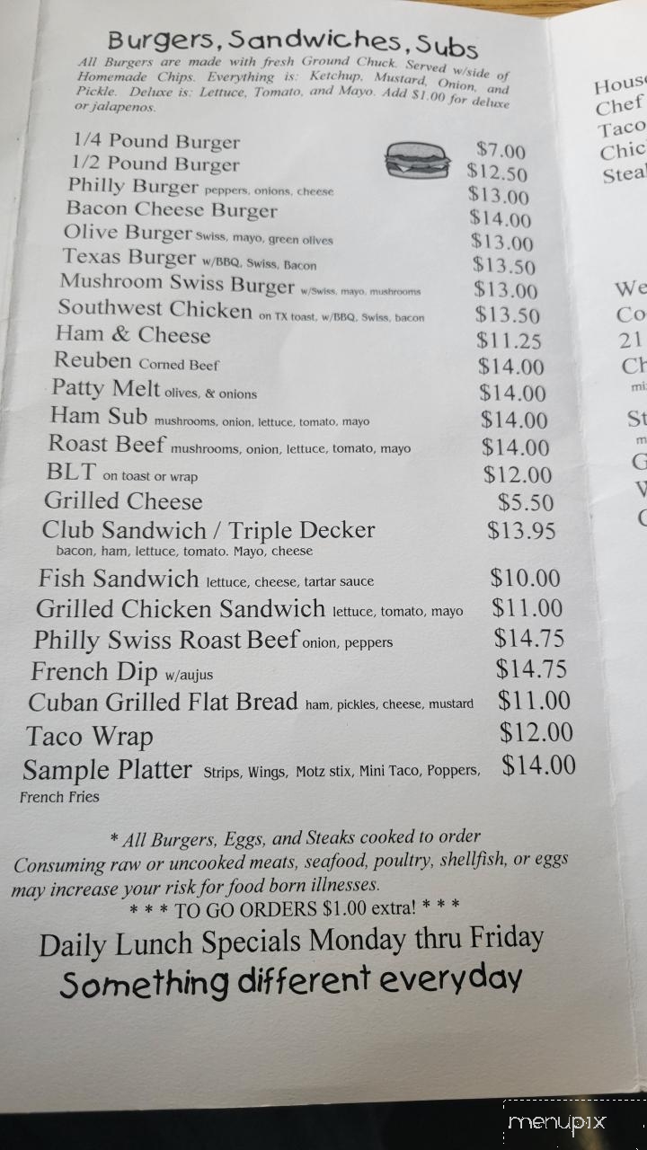 Shamrock Tavern - Freeport, MI menu_pic