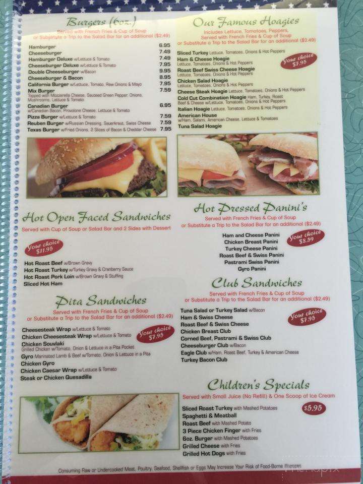 Seaford Eagle Diner - Seaford, DE menu_pic