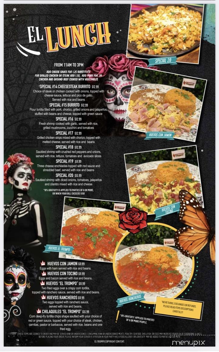 El Trompo - West Chester, OH menu_pic