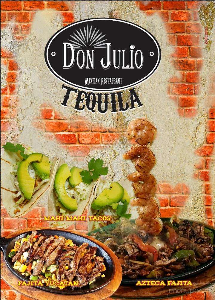 Menu of Don Julio in Wake Forest, NC 27587