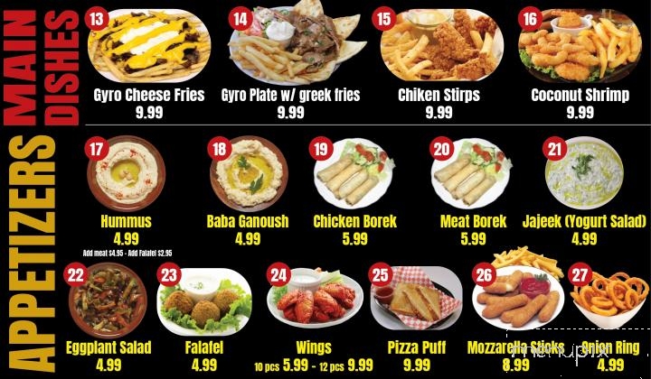Great Papas Gyro - Glendale, AZ menu_pic