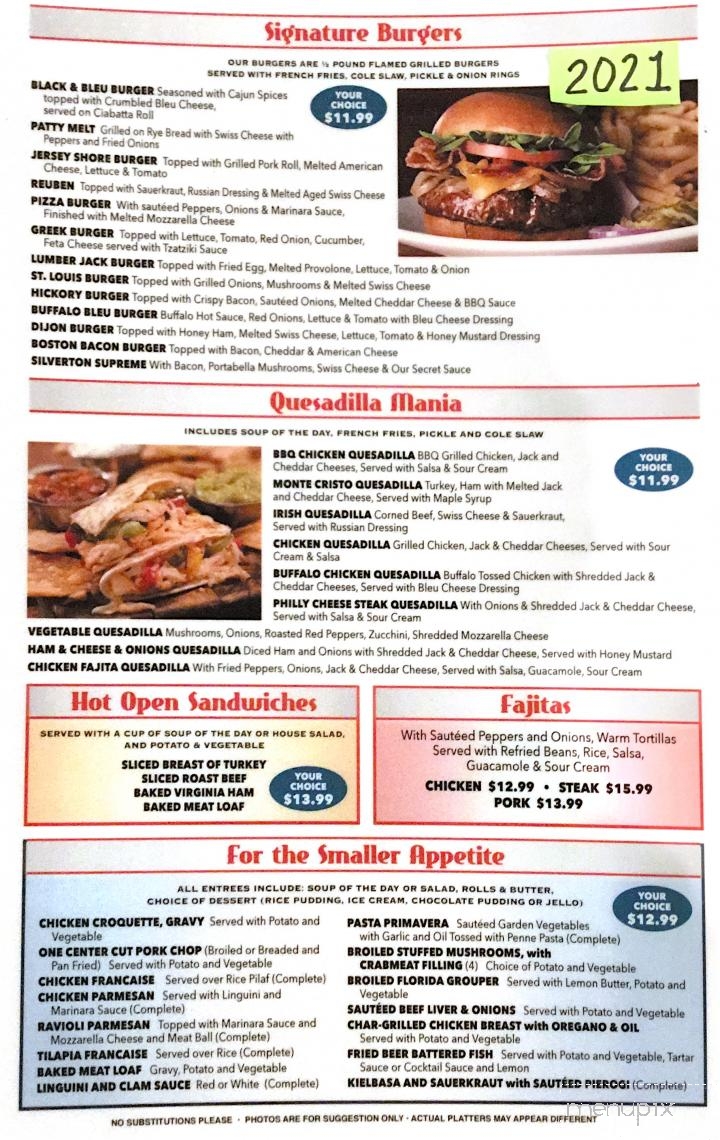 Silverton Diner - Toms River, NJ menu_pic