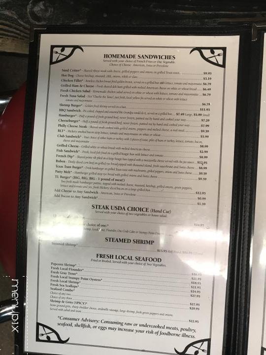 T L's Country Kitchen - Manteo, NC menu_pic