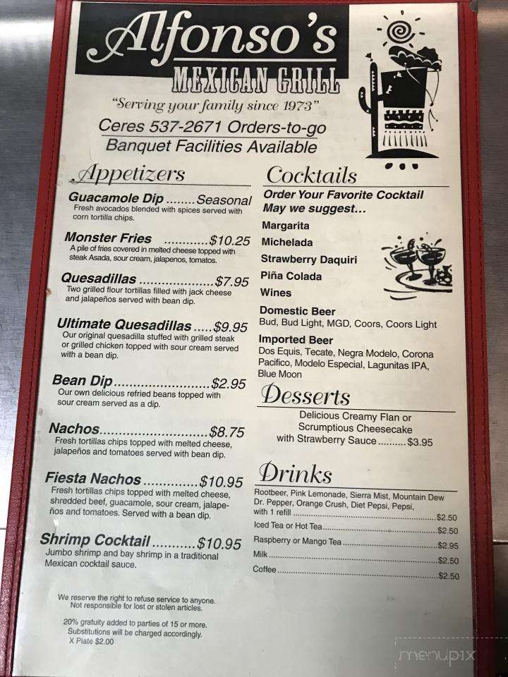 Alfonso's Mexican Grill - Ceres, CA