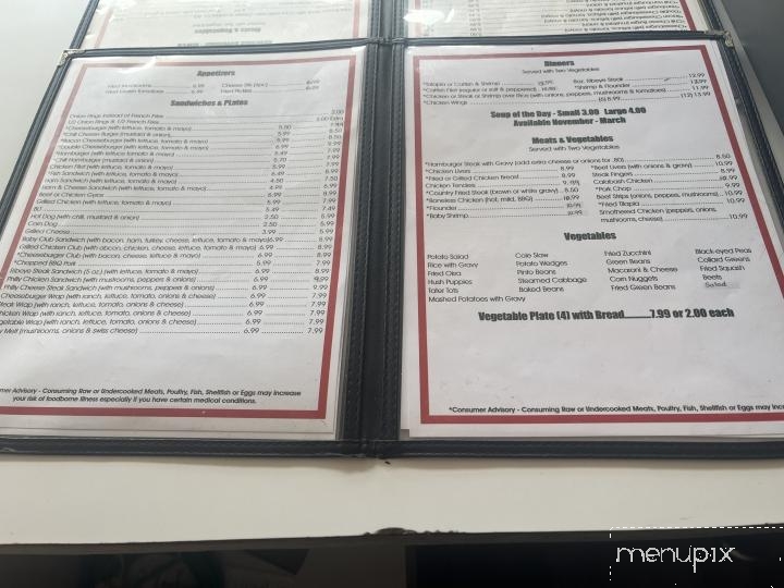 Pete's Drive In # 2 - Walhalla, SC menu_pic