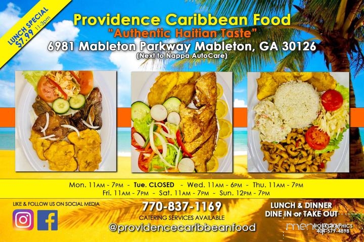 Providence Caribbean Food - Mableton, GA