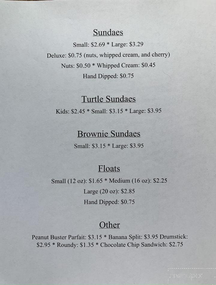 Southside Scoops - Peru, IN menu_pic