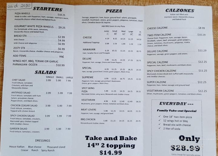 Pit Stop Pizza - Overgaard, AZ menu_pic