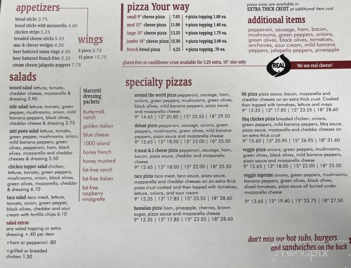 Cardinal's Pizza - North Lewisburg, OH