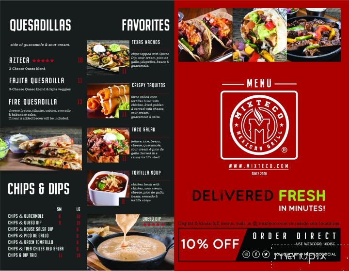 Mixteco Grill - Chicago, IL menu_pic