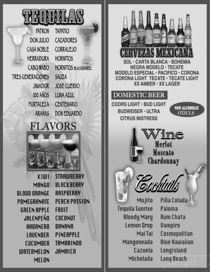 Taqueria La Guacamaya - Grants Pass, OR menu_pic