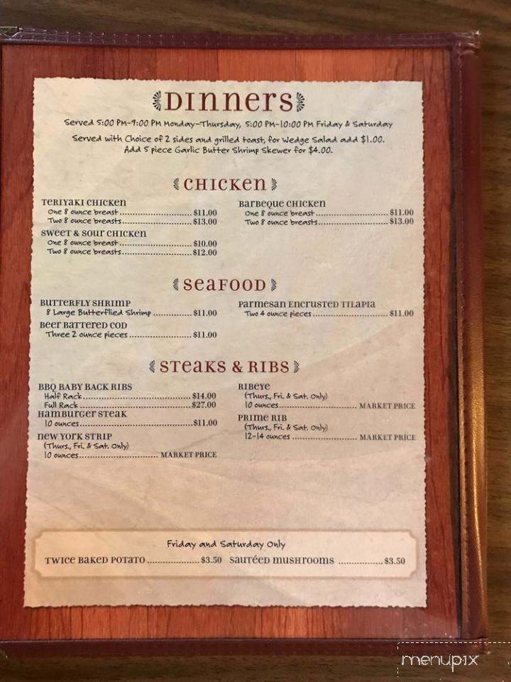 On Broadway - Anderson, IN menu_pic
