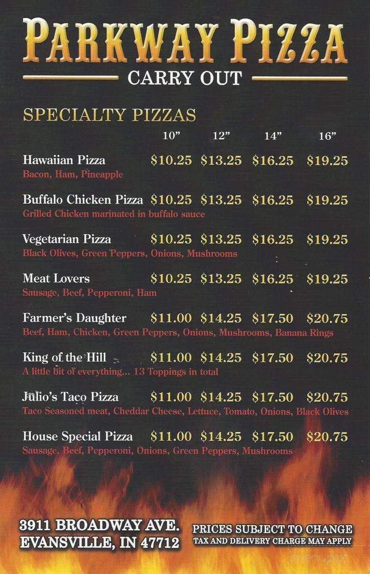 Parkway Pizza - Evansville, IN