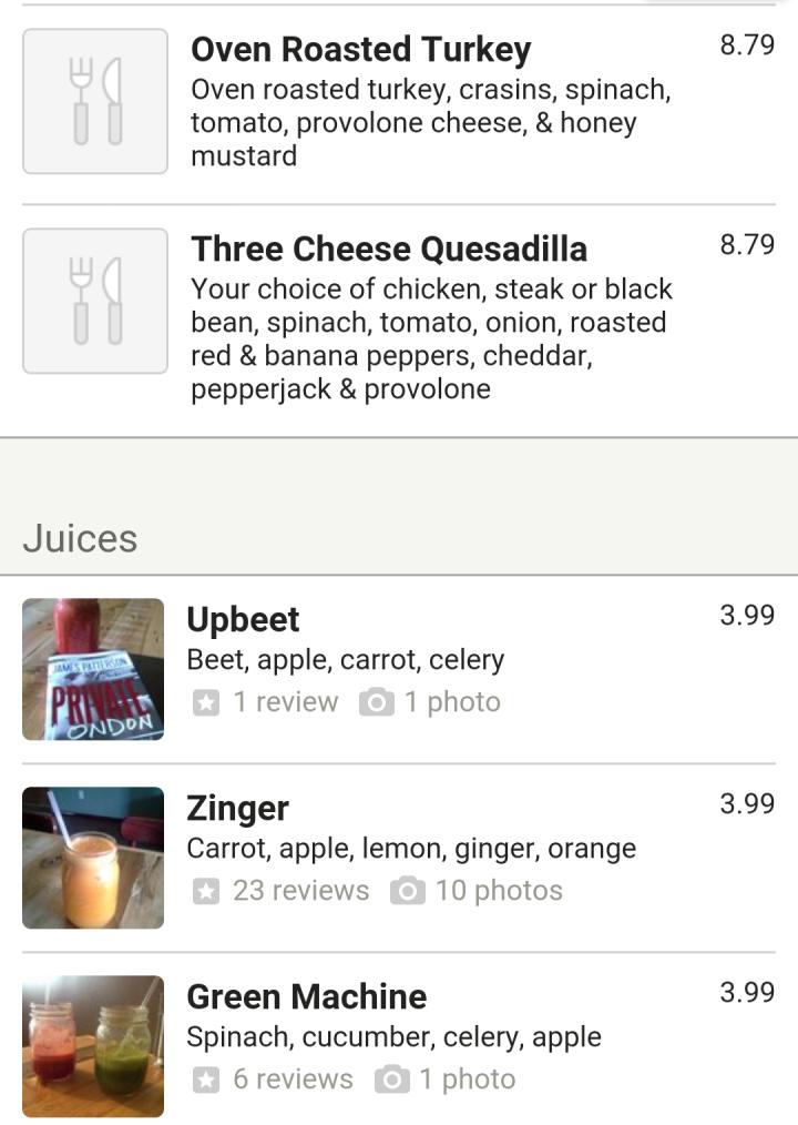 Ashker's Juice Bar and Cafe - Buffalo, NY menu_pic