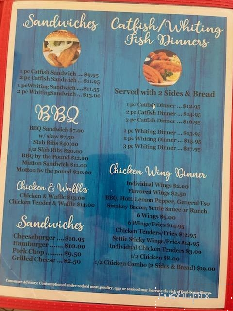 Uncle Settle's Fish Chicken and More - Clarksville, TN menu_pic