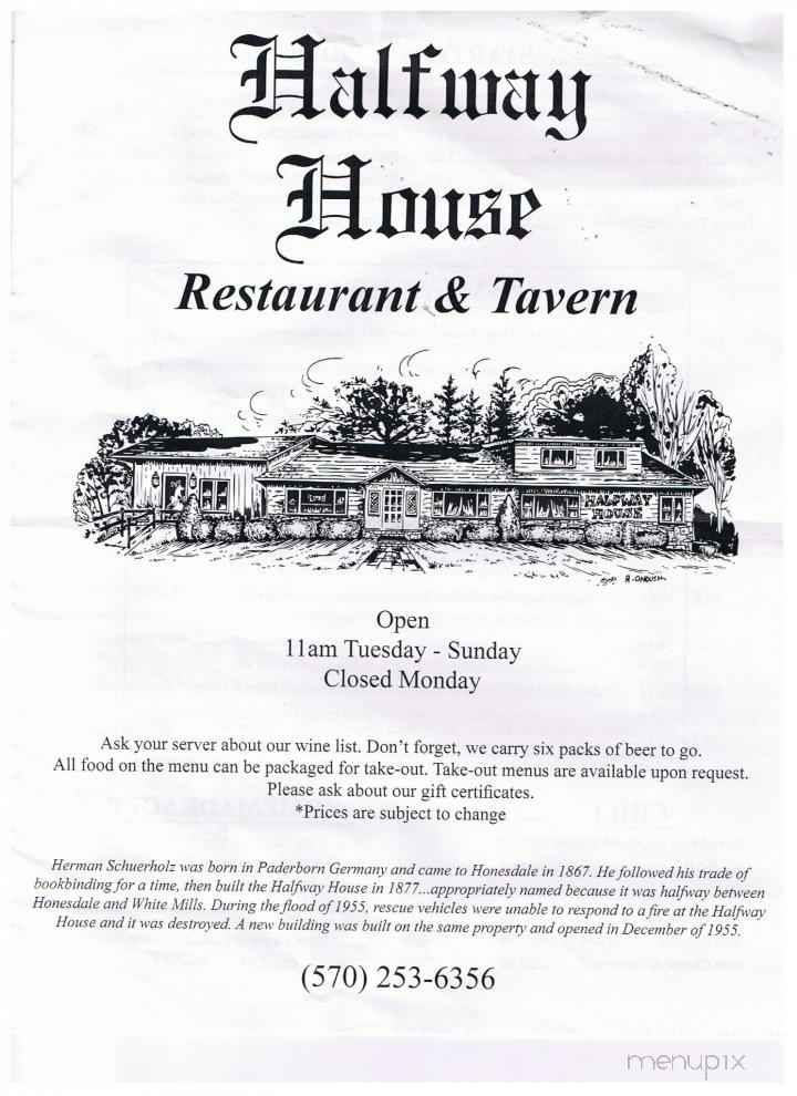 Halfway House Restaurant & Tavern - Honesdale, PA