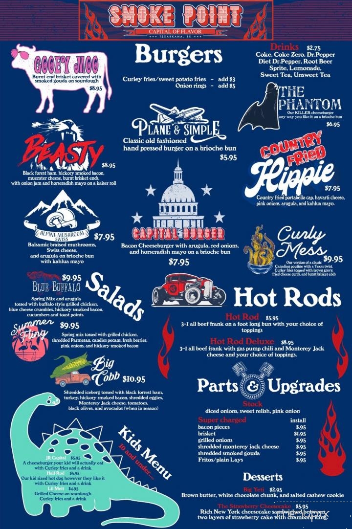 Capital Burger - Texarkana, TX menu_pic