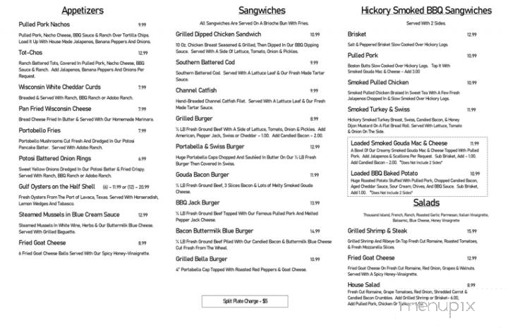 Benson's On The Mississippi - Albany, IL menu_pic