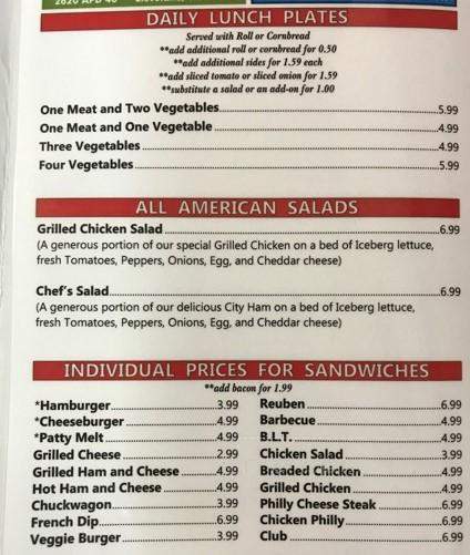 Angela's Homestyle Cooking - Cleveland, TN menu_pic