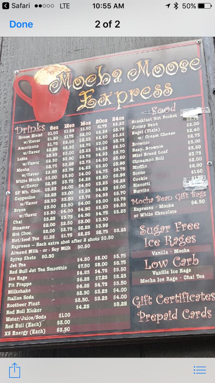 Mocha Moose Express - North Pole, AK