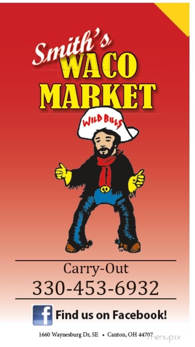 Smith's Waco Market - Canton, OH menu_pic