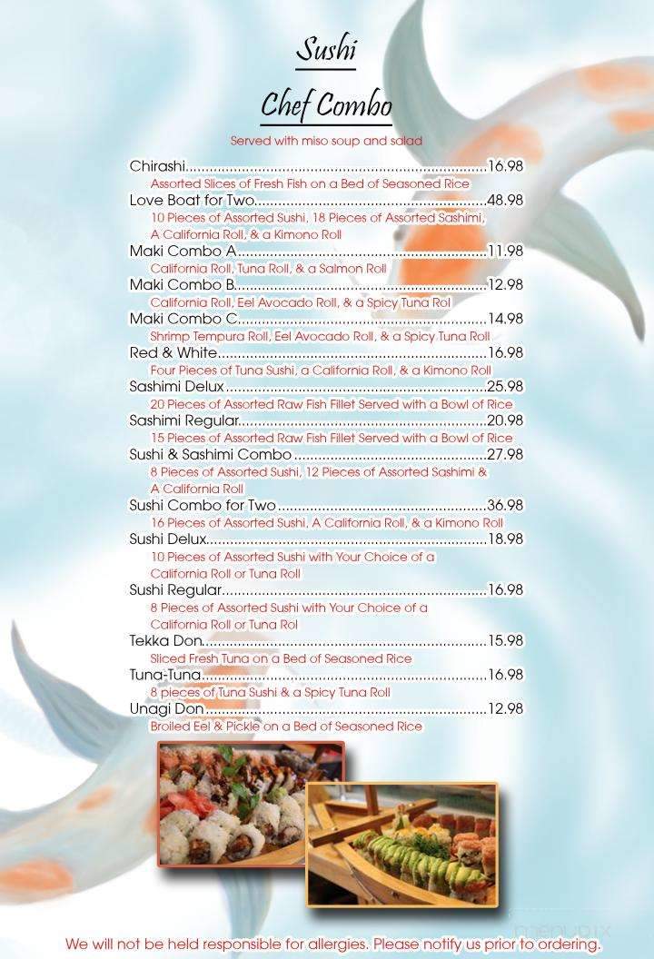 Kimono Kin - Beckley, WV menu_pic