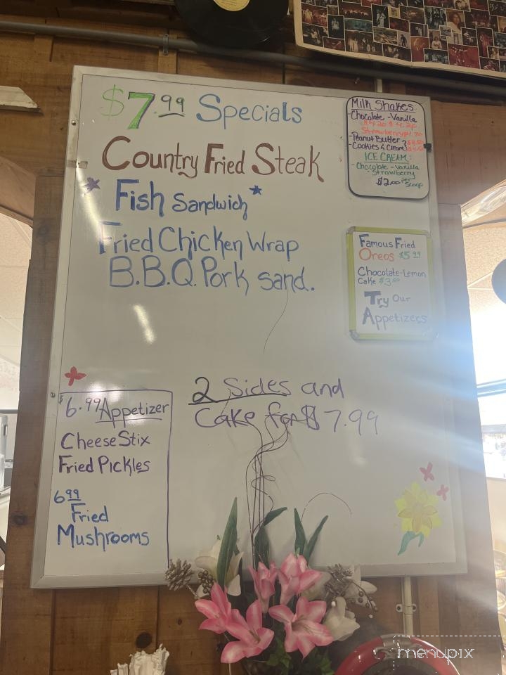 Pete's Drive In # 2 - Walhalla, SC menu_pic