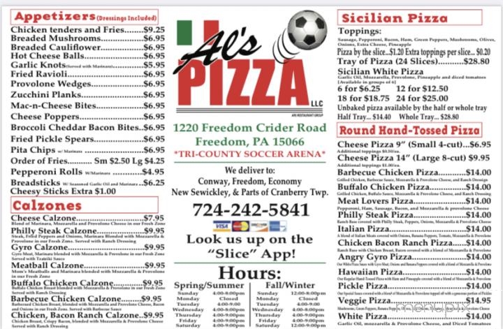 Al's Pizza Economy - Freedom, PA