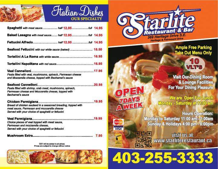Starlite Restaurant & Bar - Calgary, AB