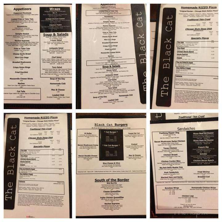 Menu of Black Cat in New Carlisle IN 46552 Menu of Black Cat in New Carlisle IN 46552