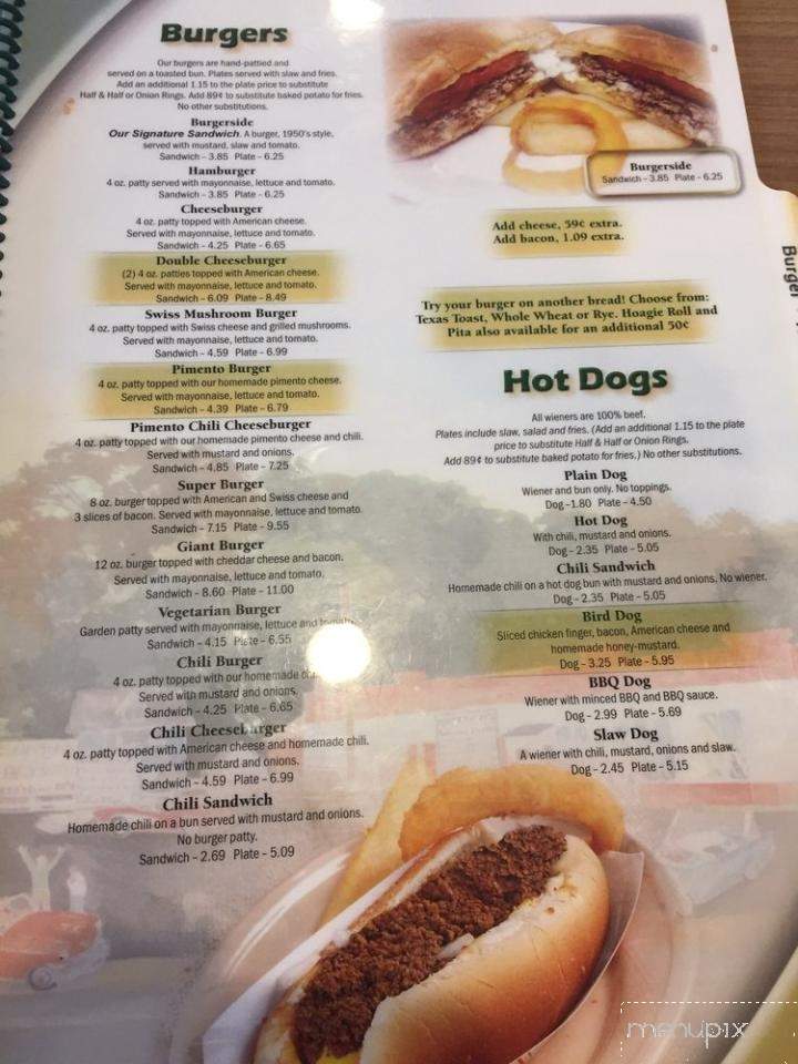 Como's Pete's - Greenville, SC menu_pic