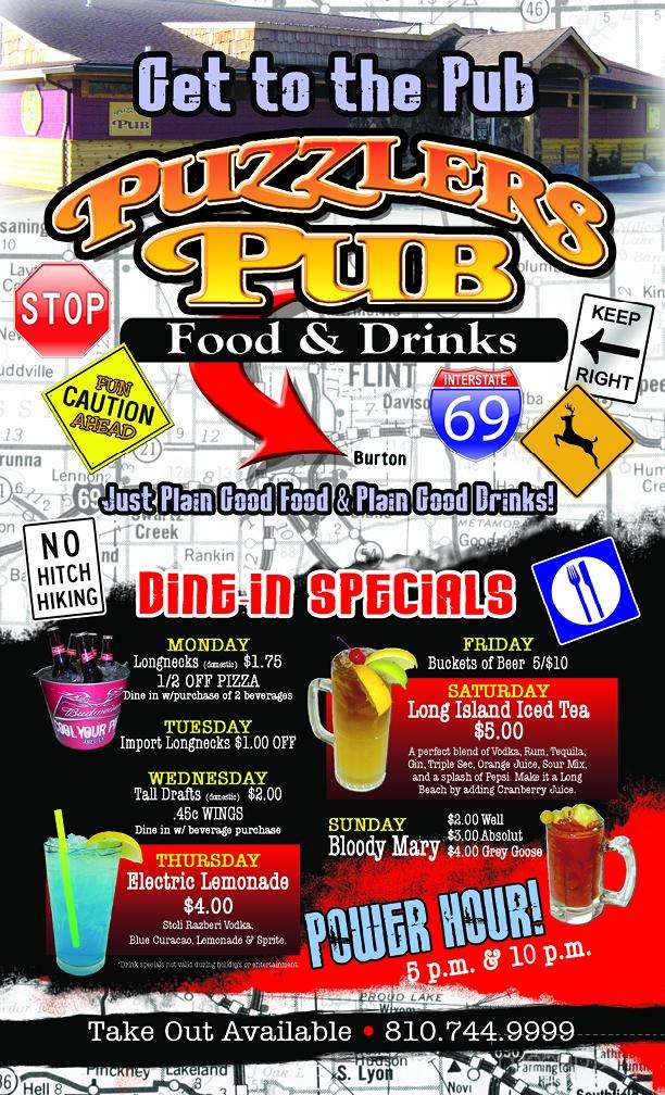 Puzzler's Pub - Burton, MI menu_pic