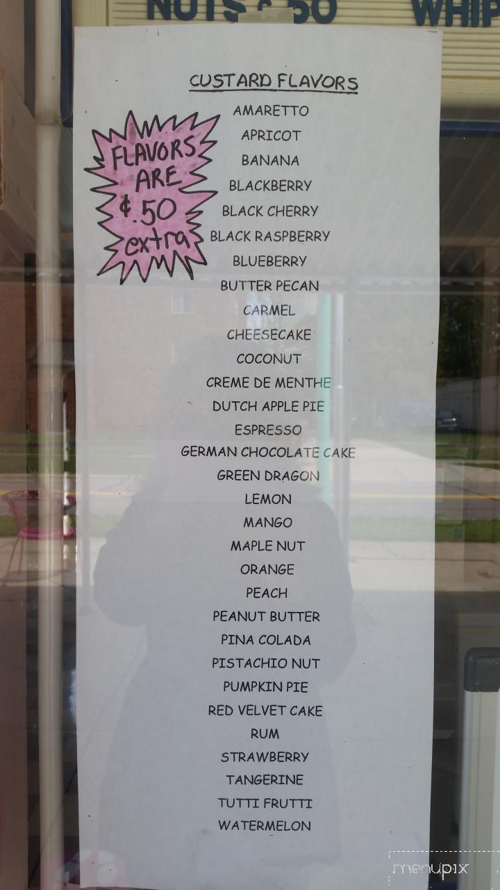 Biggie's Custard - Mentor on the Lake, OH menu_pic