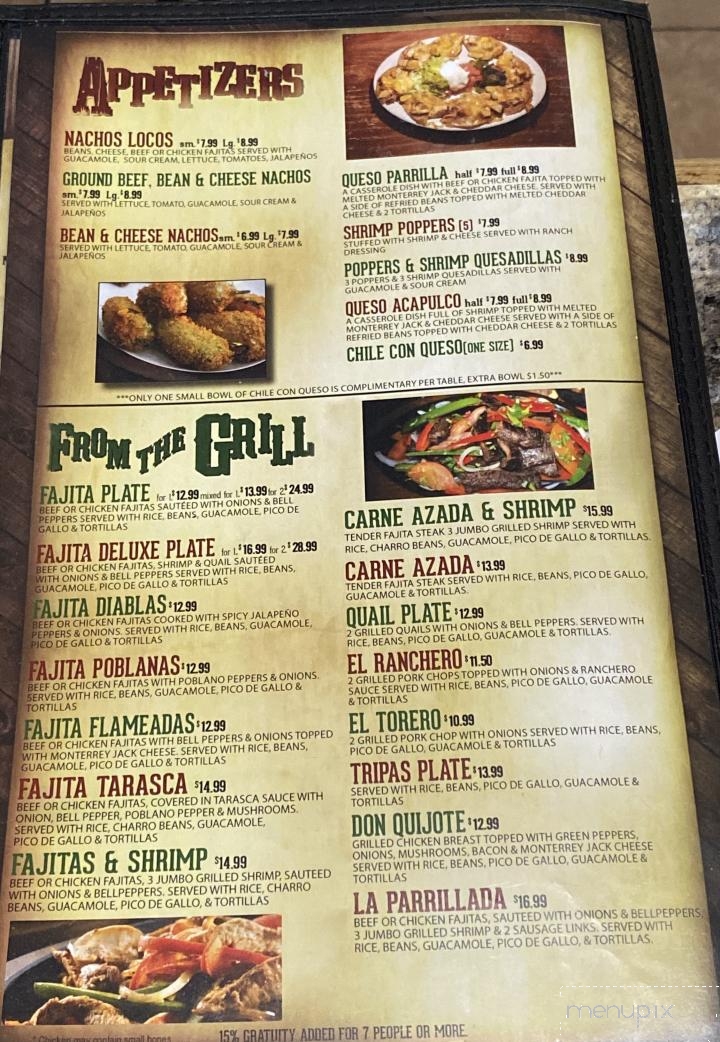 Pinto Bean - Victoria, TX menu_pic