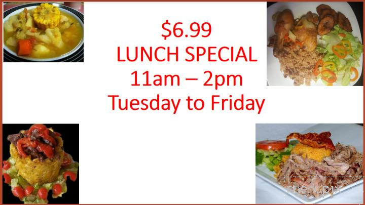 Milagro's Latin Cuisine - Charlotte, NC menu_pic