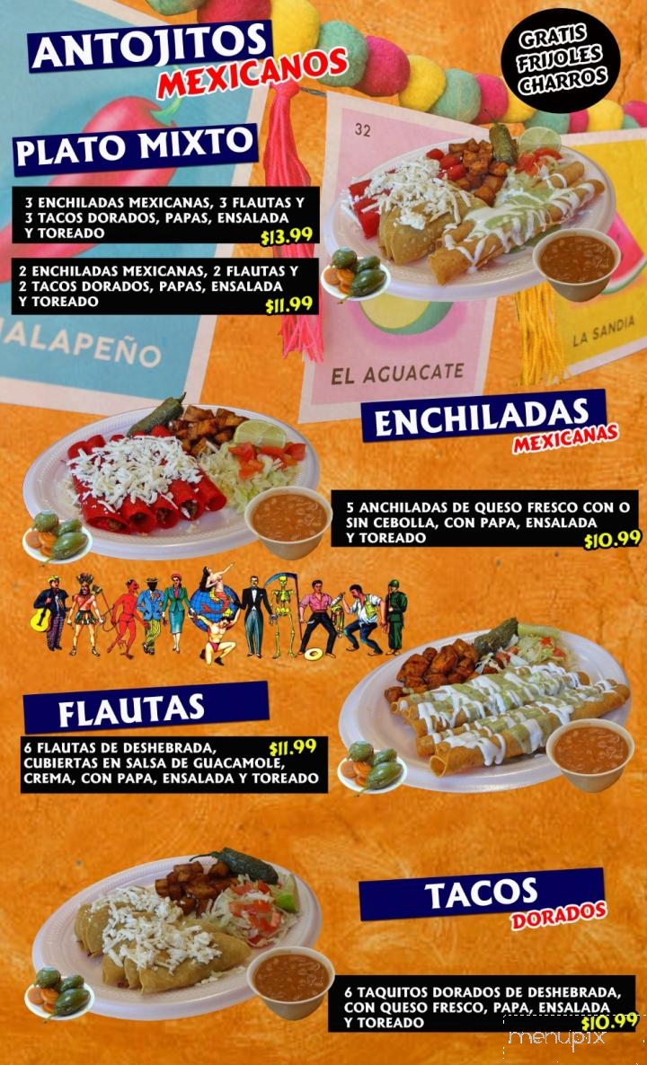 La Siberia Mexicana - McAllen, TX menu_pic