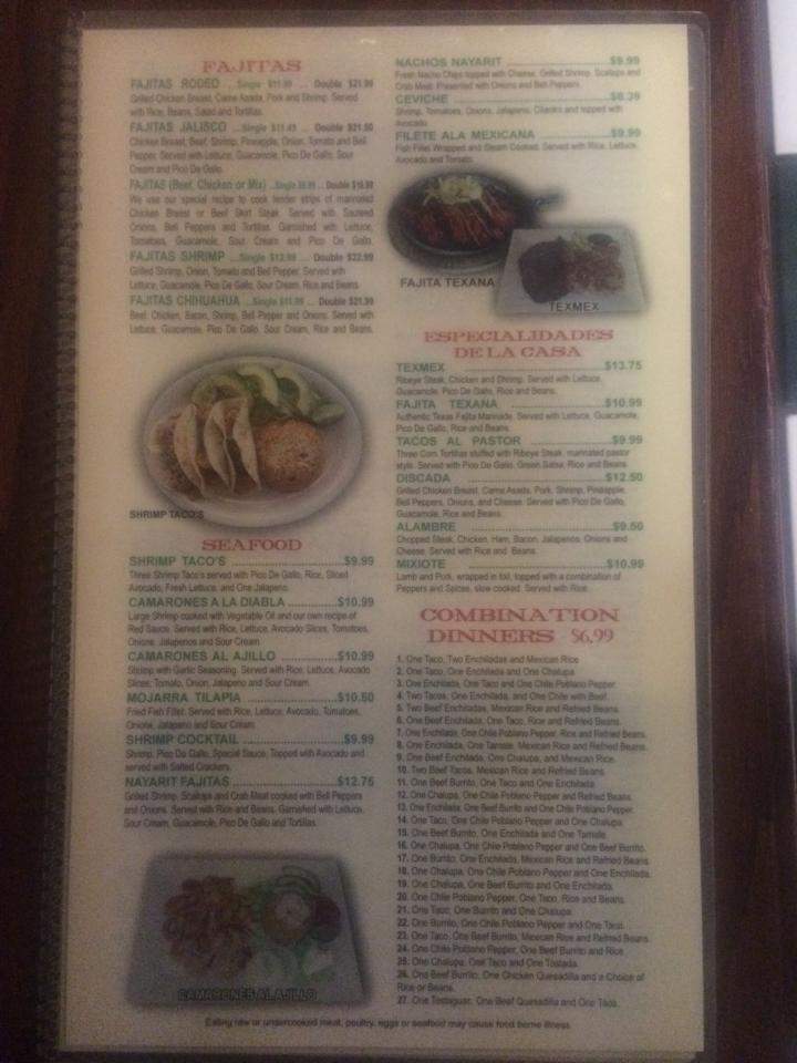 The Rodeo Mexican Grill - Jonesboro, AR menu_pic